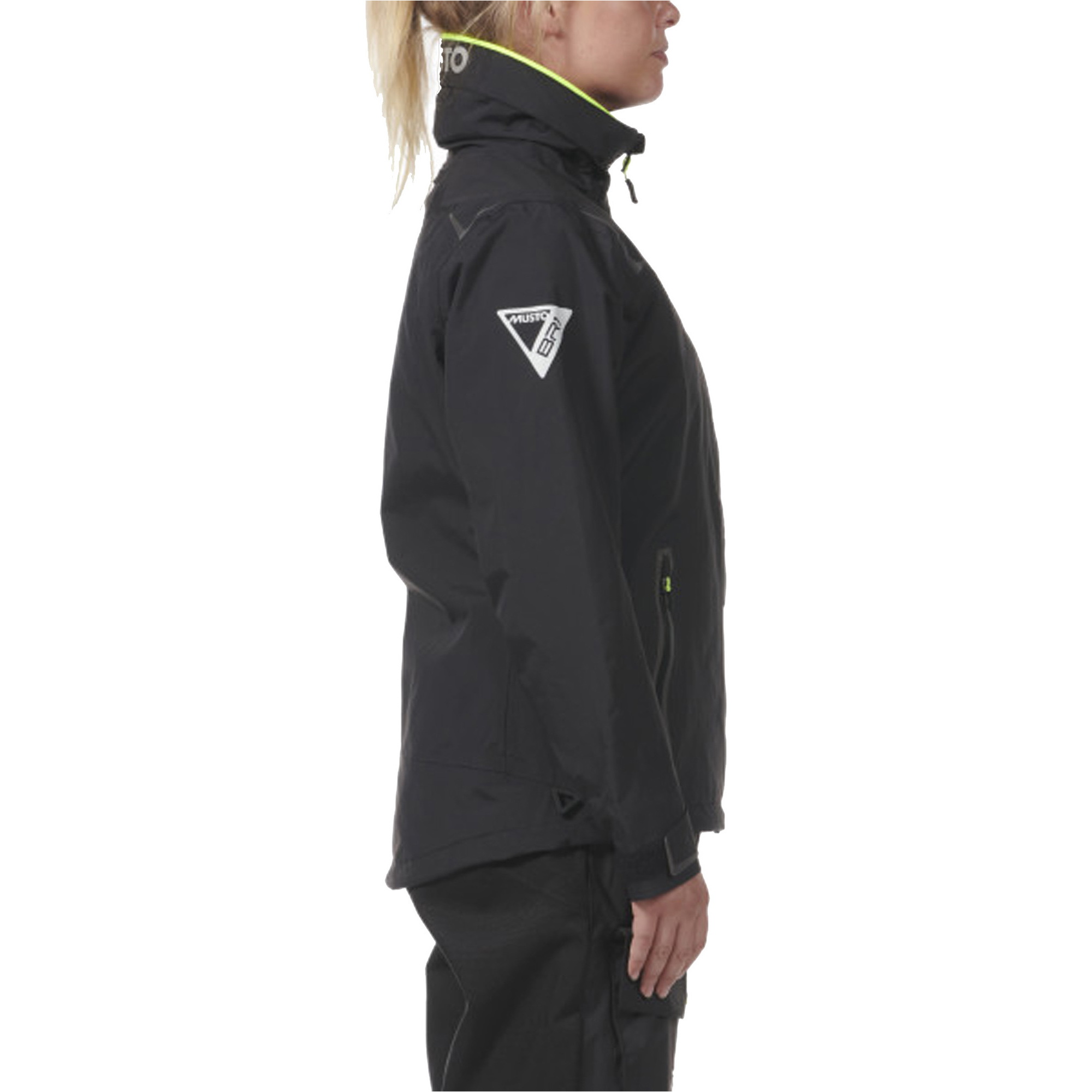 2025 Musto Kvinder Br1 Solent Sejljakke 82404 - Sort